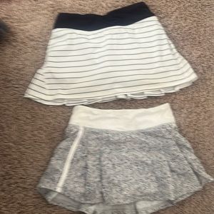 Lululemon size 2 skirts- lot of 2